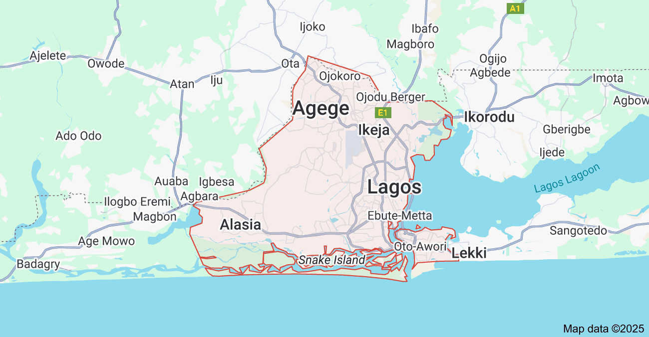 Lagos Map